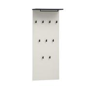 Schildmeyer Edda 159372 - Panel de Ganchos Color Beige Crema, 50 x 20,9 x 110,6 cm