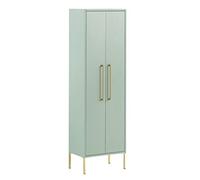 Schildmeyer Gloria - Mueble Alto a Base de Madera, Color Menta y Dorado, 2 Puertas