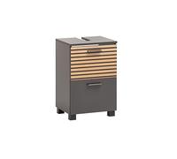 Schildmeyer Katta 158580 - Armario para Lavabo (40,2 x 35 x 60,8 cm), Color Gris Oscuro