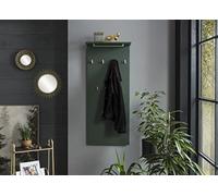 Schildmeyer Kent 151442 - Panel de Ganchos, Color Verde Bosque/Dorado, 50 x 20,9 x 110,6 cm