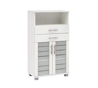 Schildmeyer Niko 105652 - Armario Mediano, Color Blanco, 59,8 x 32,6 x 110,5 cm