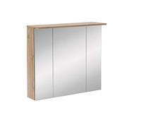 Schildmeyer Nora 142530 Mueble con Espejo, Estilo rústico de Roble, 80,5 x 16 x 72,3 cm (Ancho x Profundidad x Alto)