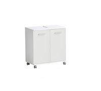 Schildmeyer Palermo 158815 - Armario bajo Lavabo, Color Blanco Mate, 59,8 x 32,6 x 63,4 cm