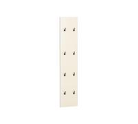 Schildmeyer Panel de gancho Lovund, color crema, 24,5 x 2,6 x 109 cm