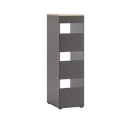 Schildmeyer Solea 702006 - Armario Multiusos, Armario para la Colada, Color Antracita, 45,1 x 60 x 154,7 cm