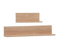 Schildmeyer Visby 160940 - Juego de 2 estanterías (Roble Claro)