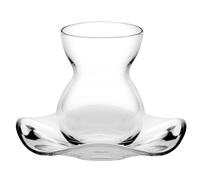 Schillerbach Juego de Vasos de té Cay Bar Dagi 6 x té Cristal + 6 x Platillo
