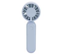 Schimer Fan Portátil del PDA con Diseño Plegable y Batería Recargable | Motor sin Escobillas de 3 Velocidades, Compacto para Acampar, Alimentado por USB-C, Cuerpo de Plástico Liviano