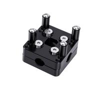 Schimer Reemplazo de Abrazadera de Barra de Soporte GPS de 12 Mm para | Aleación de Aluminio 6061-T6, Antivibración, Patrón de Orificios AMPS, Soporte Zumo XT QuadLock, Manillares de 12 Mm