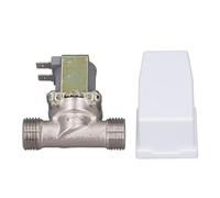 Schimer Válvula Solenoide de Entrada de Agua G1/2 Antirreflujo Duradera con Pantalla de Filtro para Calentadores de Agua y Lavadoras DC12V