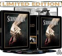 Schindler's List (Limited Edition, SteelBook) [Special Bonus Features / 1993] [4K UHD + Blu-ray] [Region Free]