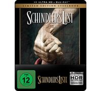 Schindlers Liste (Steelbook, 4K-UHD+2 Blu-rays) (4K UHD Blu-ray) Liam Neeson