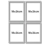 Schipper 605290764 Numbers - Cuadro de aluminio (18 x 24 cm), diseño de cuadros, color plateado