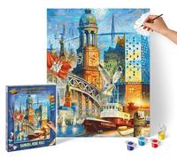 Schipper 609130891 - Pintar por Números - Hamburg, meine Perle - Nuevo