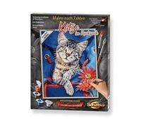 Schipper 609240842 - Pintar Por Números - Gato En Mochila - Nuevo