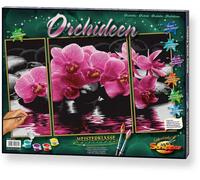 Schipper 609260603 - Pintar Por Números - Orquídeas (Tríptico) - Nuevo