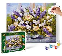 Schipper 609130717 - Pintar por Números - Flores de Verano - Nuevo