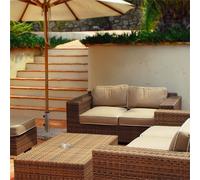 Schirmherr 30SQ Base para sombrilla 30 kg Terraza Granito Gris Pulido Blumfeldt