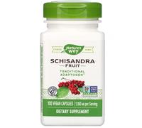 SCHISANDRA Nature's Way 580mg 100vegcaps, Poderoso ADAPTOGENO Antiaging +Energia