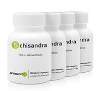 SCHISANDRA * OFERTA 3+1 * 200 mg / 120 cápsulas * Extracto seco/de fruto de schisandra concentrado 30:1 y titulado al 10% en schisandrinas * Cerebro, Energia, Equilibrio emocional, Vitalidad