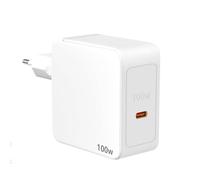 SCHITEC Cargador USB C, 100 W, GaN, cargador rápido USB C, cargador de pared para MacBook Pro 16 14 pulgadas M4 M3 M2 M1, Lenovo ThinkPad X1 E490 X390, Dell XPS 9360 9380 (blanco)