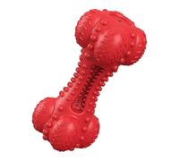SCHITEC Juguete chirriante para masticadores agresivos de raza grande, hueso de goma indestructible resistente para la dentición para perros grandes y medianos