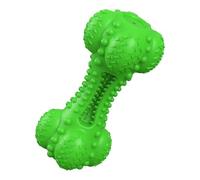 SCHITEC Juguete chirriante para masticadores agresivos de raza grande, hueso de goma indestructible resistente para la dentición para perros grandes y medianos