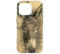 Schizzo Asino Illustrazione di asino Arte Rustica Carcasa para iPhone 16 Pro