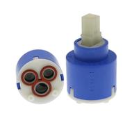 Schläfer | 480019 - Grifo mezclador de cerámica de cartucho de 35 mm con 2 pines K35-A Kerox de 35 mm - Ducha, cocina, lavabo de baño, bidé, mezclador de bañera