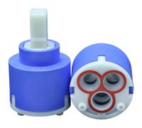 Schläfer 480036 | Cartucho de grifo mezclador de 40 mm, cartucho de repuesto de cerámica con 2 patas, para grifos mezcladores monomando de cocina, baño, ducha y bañera