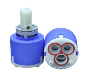 Schläfer | 480045-40 mm Cartucho de mezclador de cerámica de repuesto para grifo monomando bajo con 2 pies NKJ-40A "Kerox", grifo mezclador de apertura derecha, cocina, bidé, bañera
