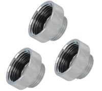 Schläfer 614113 | Adaptador de grifo macho hembra de latón, rosca M22 x 1 interior x 1/2" exterior, reductor compatible con aireador Neoperl, juntas incluidas, 3 piezas