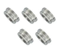 Schläfer 632515 - Adaptador de grifo macho/macho, rosca M24 x 1/M22 x 1 externo, acoplamiento, reducción M24 x 1et x M22 x 1et de latón cromado, compatible con aireador Neoperl