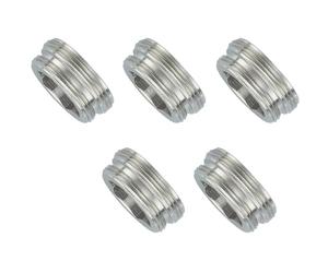 Schläfer 632515 - Adaptador de grifo macho/macho, rosca M24 x 1/M22 x 1 externo, acoplamiento, reducción M24 x 1et x M22 x 1et de latón cromado, compatible con aireador Neoperl