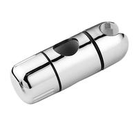 Schläfer | 8126015 - Deslizador universal para barra de pared 25 mm, soporte de ducha deslizante para barra de ducha, plástico cromado, cromado