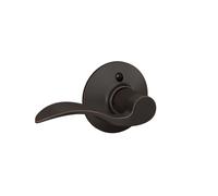 SCHLAGE Accent Lever with Addison Trim Non-Turning Lock in Aged Bronze - Right Handed - F170 ACC 716 ADD RH