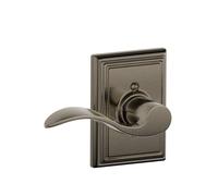 SCHLAGE Accent Lever with Addison Trim Non-Turning Lock in Antique Pewter - Left Handed - F170 ACC 620 ADD LH