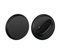 SCHLAGE B81622 - Cerrojo de seguridad de una cara sin llave con moldura estándar, la más alta seguridad residencial, negro mate, giro de un solo pulgar