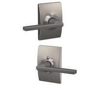 Schlage Century Collection Latitude - Palanca de entrada con llave, F10 LAT 619 CEN