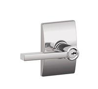 Schlage Century Collection Latitude - Palanca de entrada con llave, F51A LAT 625 CEN