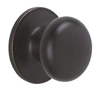 SCHLAGE Dexter by J10STR716 Stratus Hall and Closet Knob, Aged Bronze by Lock Company