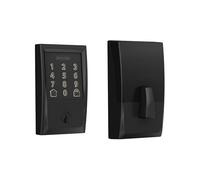 Schlage Encode Smart WiFi - Cerrojo de seguridad con borde de century, color negro mate