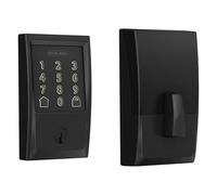Schlage Encode Smart WiFi - Cerrojo de seguridad con borde de century, color negro mate