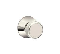SCHLAGE F10 BWE 618 Bowery Knob Hall and Closet, Polished Nickel by Lock Company
