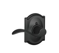 SCHLAGE F170 Acc 622 CAM LH Camelot Collection - Manija decorativa para mano izquierda, color negro mate Lock Company