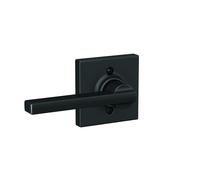 Schlage F170 LAT 622 COL Latitude Lever with Collins Trim Non-Turning Dummy Door Handle Matte Black