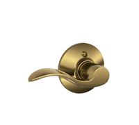 SCHLAGE F170ACC609LH ACC 609 F170 Lh Dummy Door Lever 2.72 In Projection X 4-1/8 In L Antique Brass