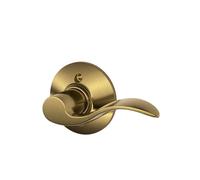 SCHLAGE F170ACC609RH ACC 609 F170 Rh Accent Decorative Dummy Door Lever 2.72 In Projection X 4-1/8 In L Antique Brass