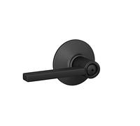 Schlage F40 V LAT 622 Latitude - Manija de bloqueo de privacidad, color negro mate