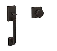 Schlage FE285 CEN 716 BWE COL 16-080 10-027 134 Manijas de entrada delantera, borde Collins, bronce envejecido
